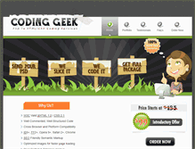 Tablet Screenshot of codinggeek.com